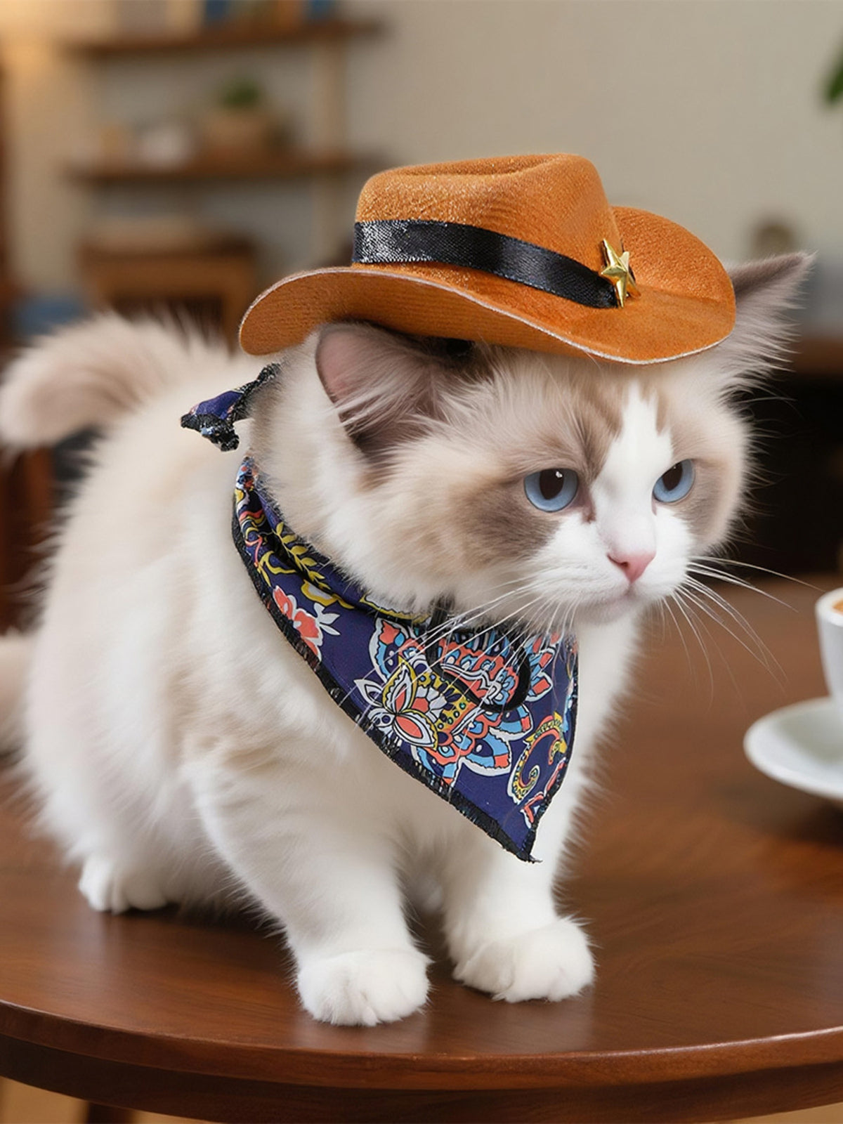 cc4a3ebcea584fb997896d78a0e7867b-Max  Pet Scarf & Hat 