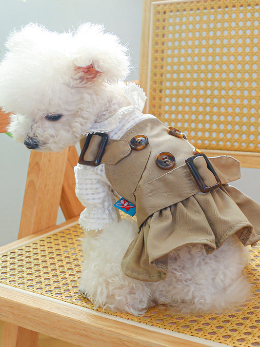 e97e1f59b95144599ce66fac478c26b6-Max Buckle Pet Trench Coat